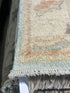 Sara Jean Underwood 2.8x7.9 Blue Afghani Whitewashed Oushak