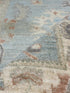 Sara Jean Underwood 2.8x7.9 Blue Afghani Whitewashed Oushak