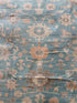 Tanya 7.11x9.5 Blue Hand-Knotted Whitewashed Oushak