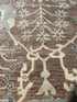 Meg Hyatt Snow 6.2x9 Brown Afghani Whitewashed Oushak