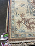Meg Hyatt Snow 6.2x9 Brown Afghani Whitewashed Oushak
