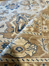 Jessica Rabbit 8x9.9 Beige and Brown Hand-Knotted Oushak Rug