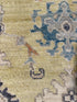 Captain Megan Dunleavy 3.2x5.1 Green Hand-Knotted Whitewashed Oushak