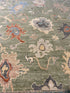 Patty York 6.3x8.11 Green Afghani Whitewashed Oushak