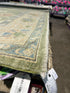 Patty York 6.3x8.11 Green Afghani Whitewashed Oushak