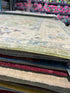 Patty York 6.3x8.11 Green Afghani Whitewashed Oushak