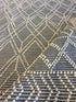 Chocolate Martini 7.6x9.6 Ivory and Blue Hand-Woven Rug