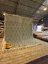Chocolate Martini 7.6x9.6 Ivory and Blue Hand-Woven Rug