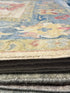 Anna Ramey Borden 7.11x9.9 Colorful Afghani Colorful Oushak