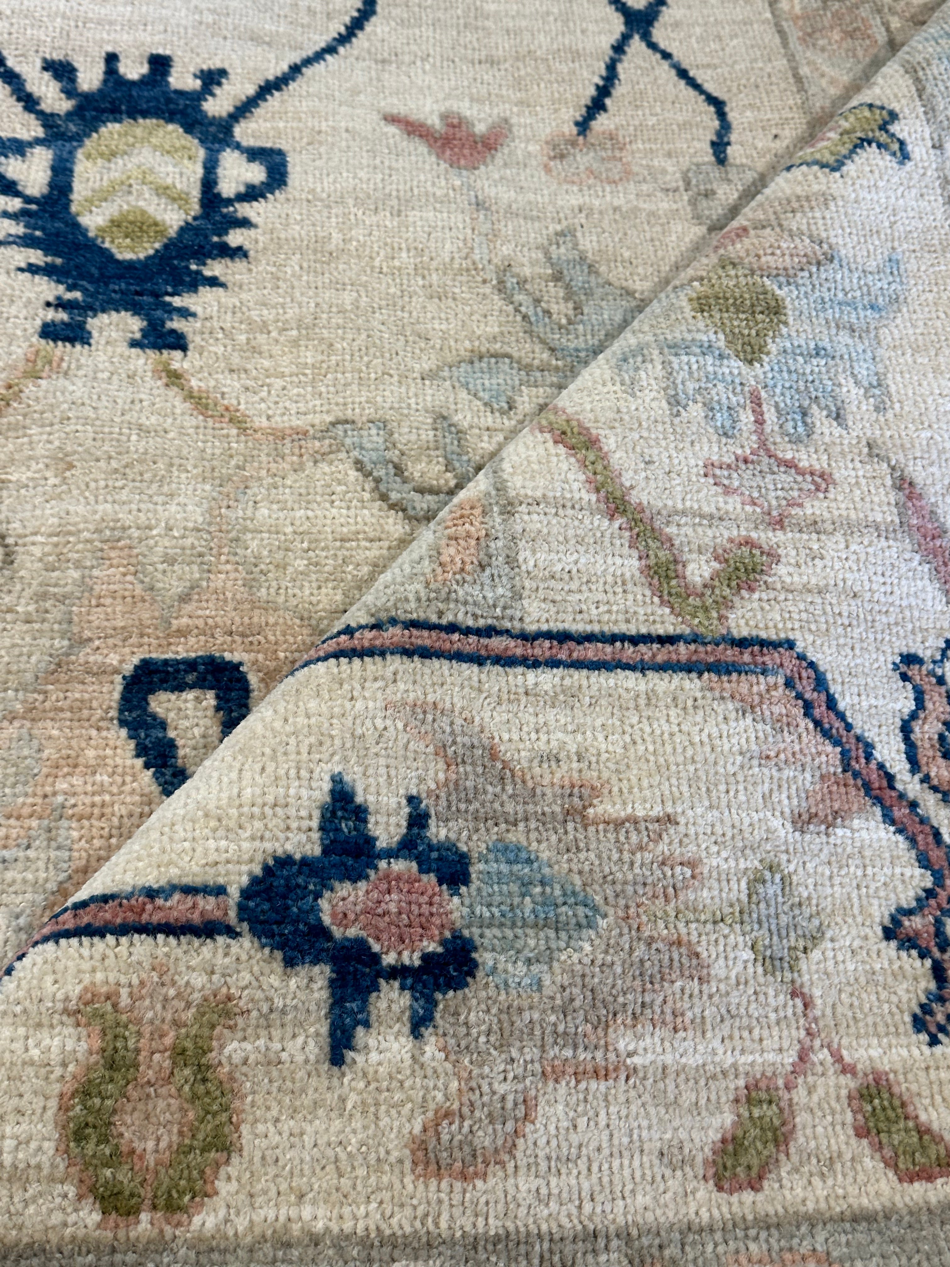 Marnie Moore 7.9x9.8 Afghani Colorful Oushak