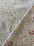 Rebecca Pfrommer 12.1x15.1 Green Hand-Knotted Whitewashed Oushak