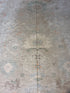 Beth 11.10x17.8 Colorful Hand-Knotted Whitewashed Oushak