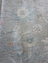 Beth 11.10x17.8 Colorful Hand-Knotted Whitewashed Oushak