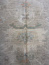 Beth 11.10x17.8 Colorful Hand-Knotted Whitewashed Oushak