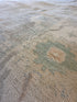 Beth 11.10x17.8 Colorful Hand-Knotted Whitewashed Oushak