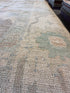 Beth 11.10x17.8 Colorful Hand-Knotted Whitewashed Oushak