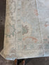 Beth 11.10x17.8 Colorful Hand-Knotted Whitewashed Oushak
