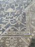 Jennifer Pedranti 6x9 Silver and Grey Hand-Knotted Oushak