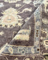Agnes 6x9 Light Brown Hand-Knotted Oushak Rug