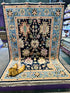 Laura Harring 6x9 Blue and Light Blue Hand-Knotted Oushak Rug