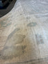 Jaymee 11.9x17.6 Blue Hand-Knotted Whitewashed Oushak