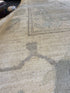 Jaymee 11.9x17.6 Blue Hand-Knotted Whitewashed Oushak