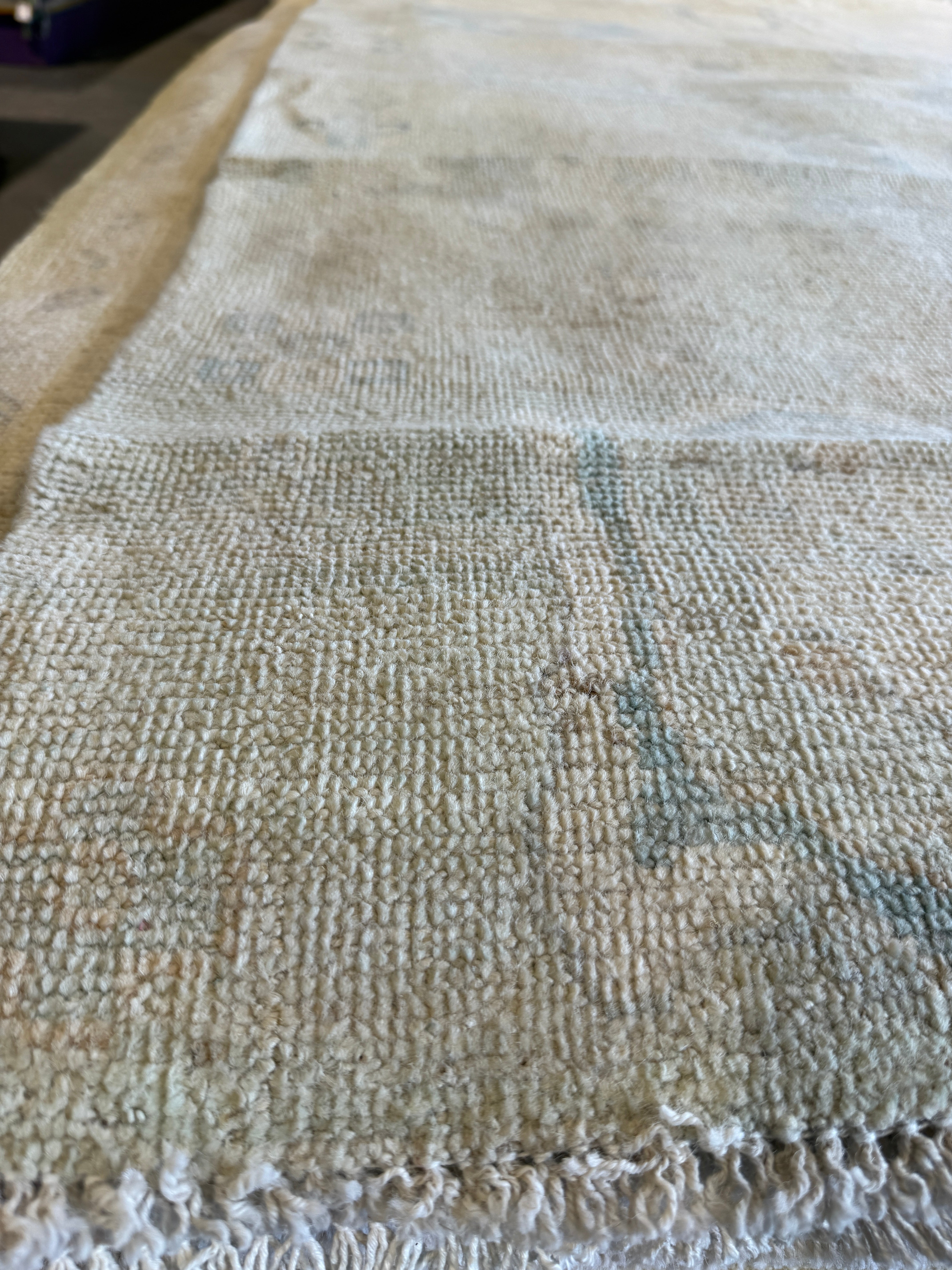 Principal Gita 8.6x12 Light Blue Hand-Knotted Whitewashed Oushak