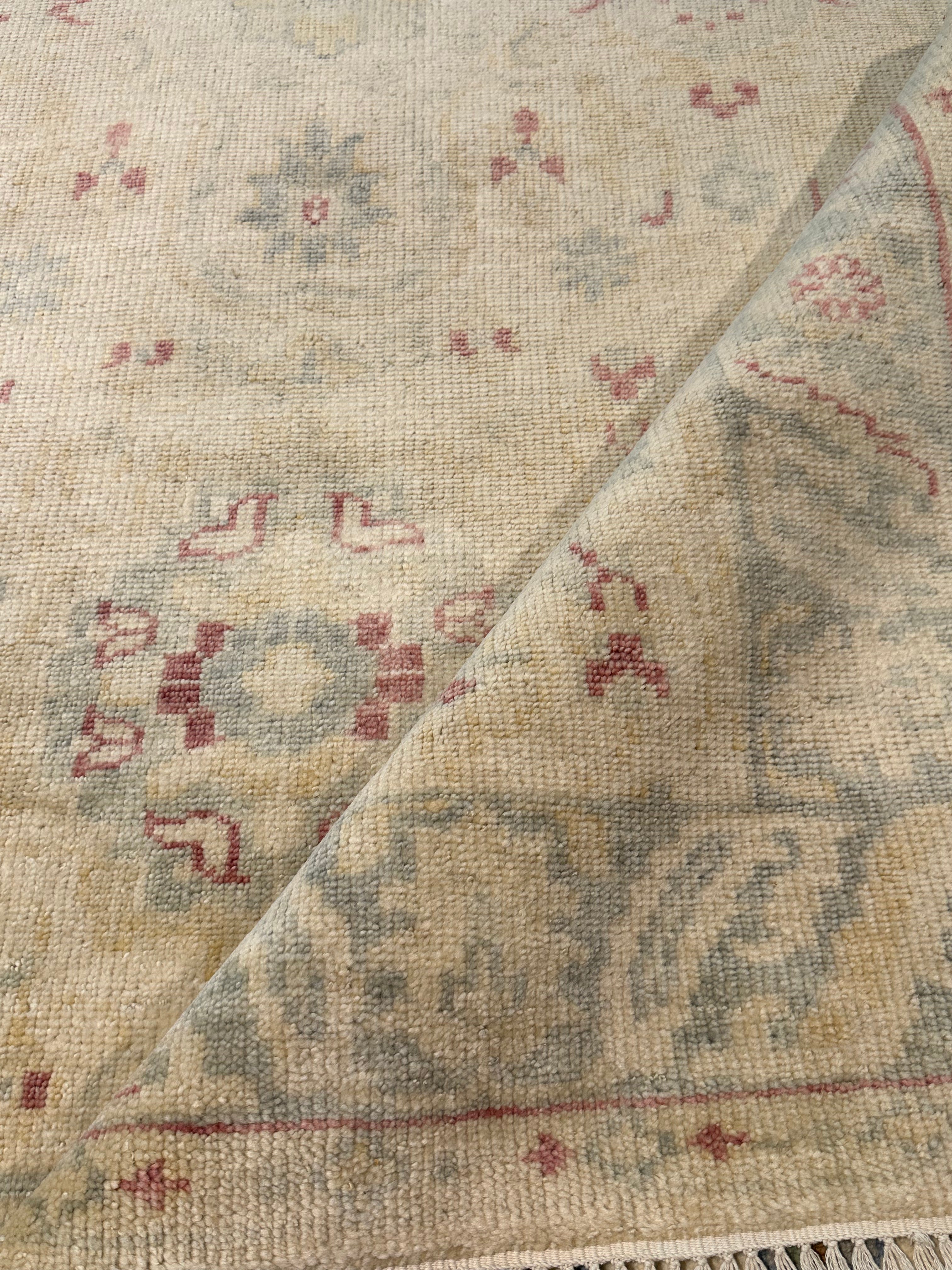 Laurenza 6x9 Light Tan & Grey Oushak