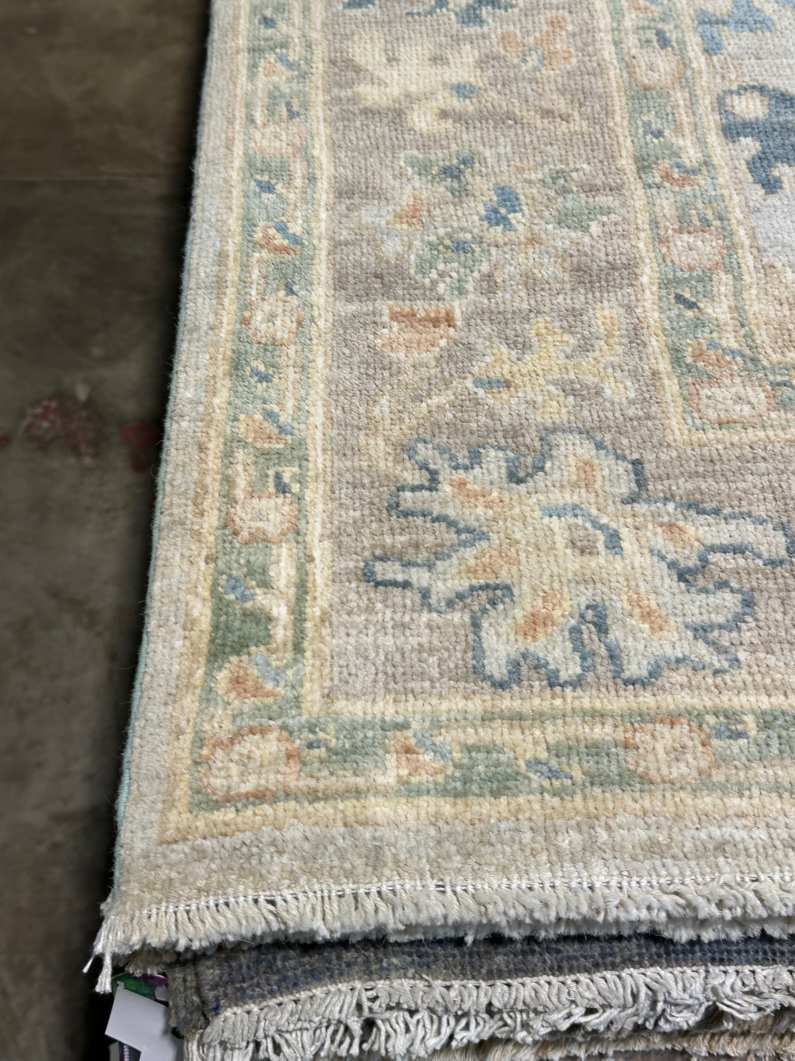 Debra Chiate 5.3x7.10 Afghani Whitewashed Oushak