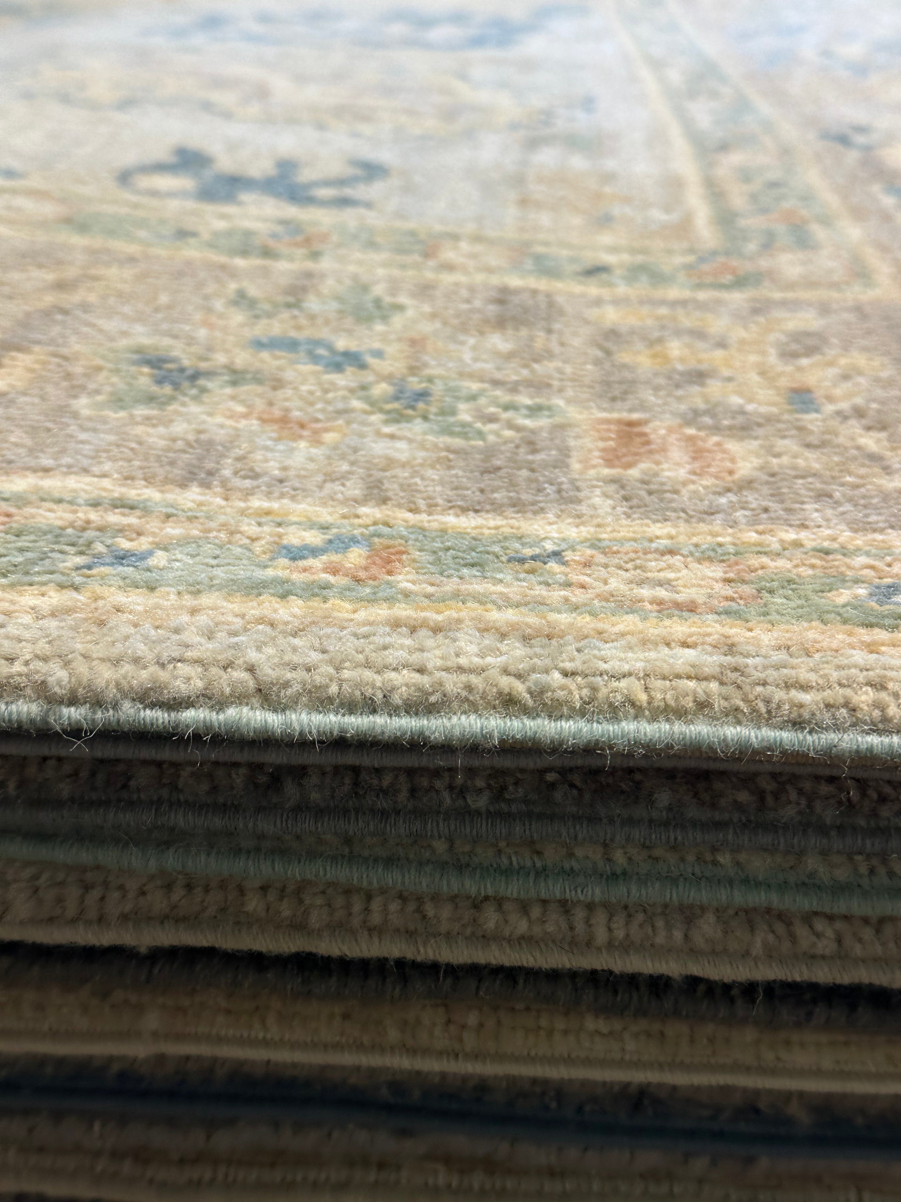 Debra Chiate 5.3x7.10 Afghani Whitewashed Oushak