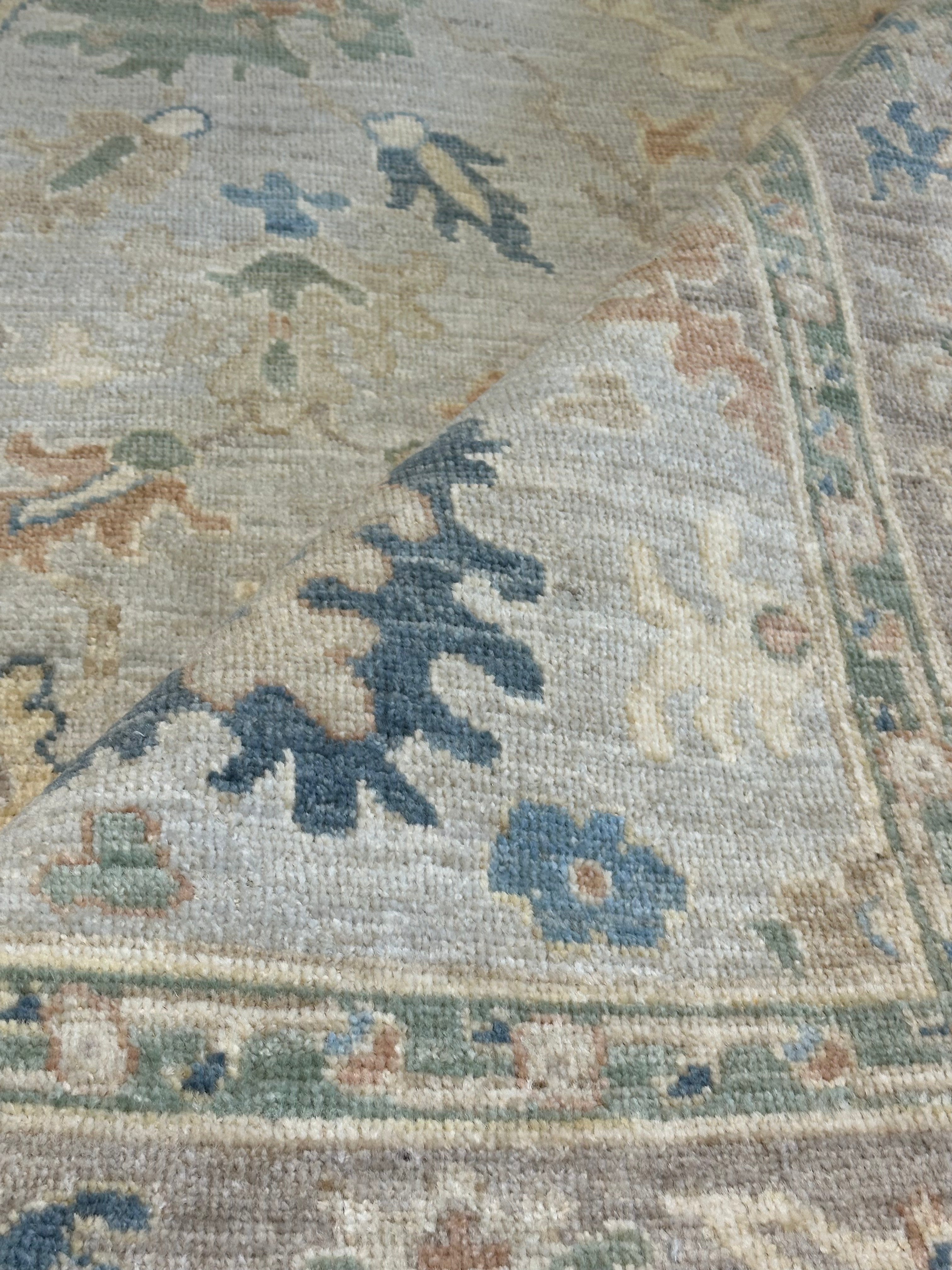 Debra Chiate 5.3x7.10 Afghani Whitewashed Oushak