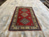 Carol Love-Smernitch 2.10x4.7 Red Hand-Knotted Kazak Rug
