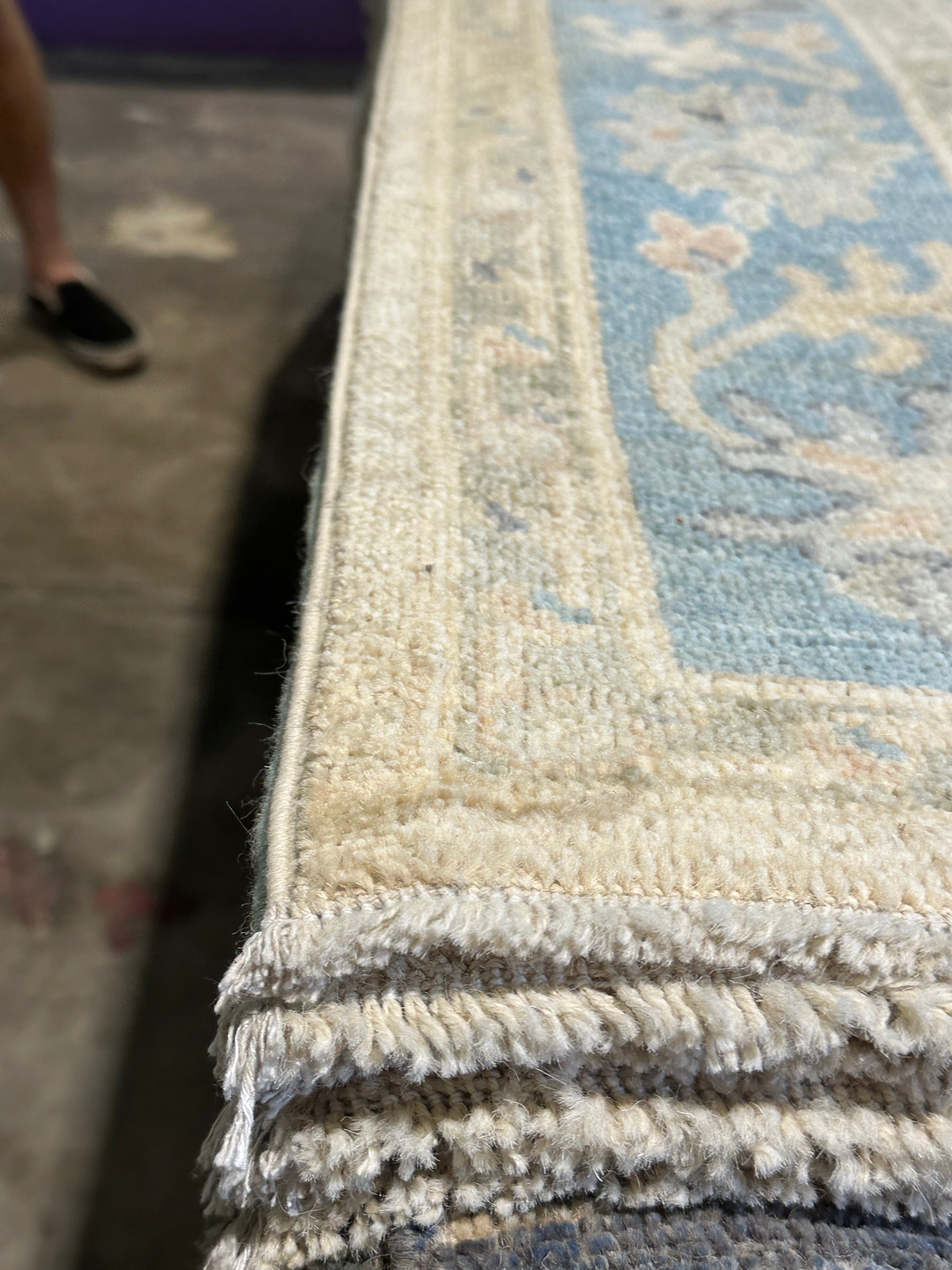 Erin Oakley 5.3x8.3 Afghani Whitewashed Oushak