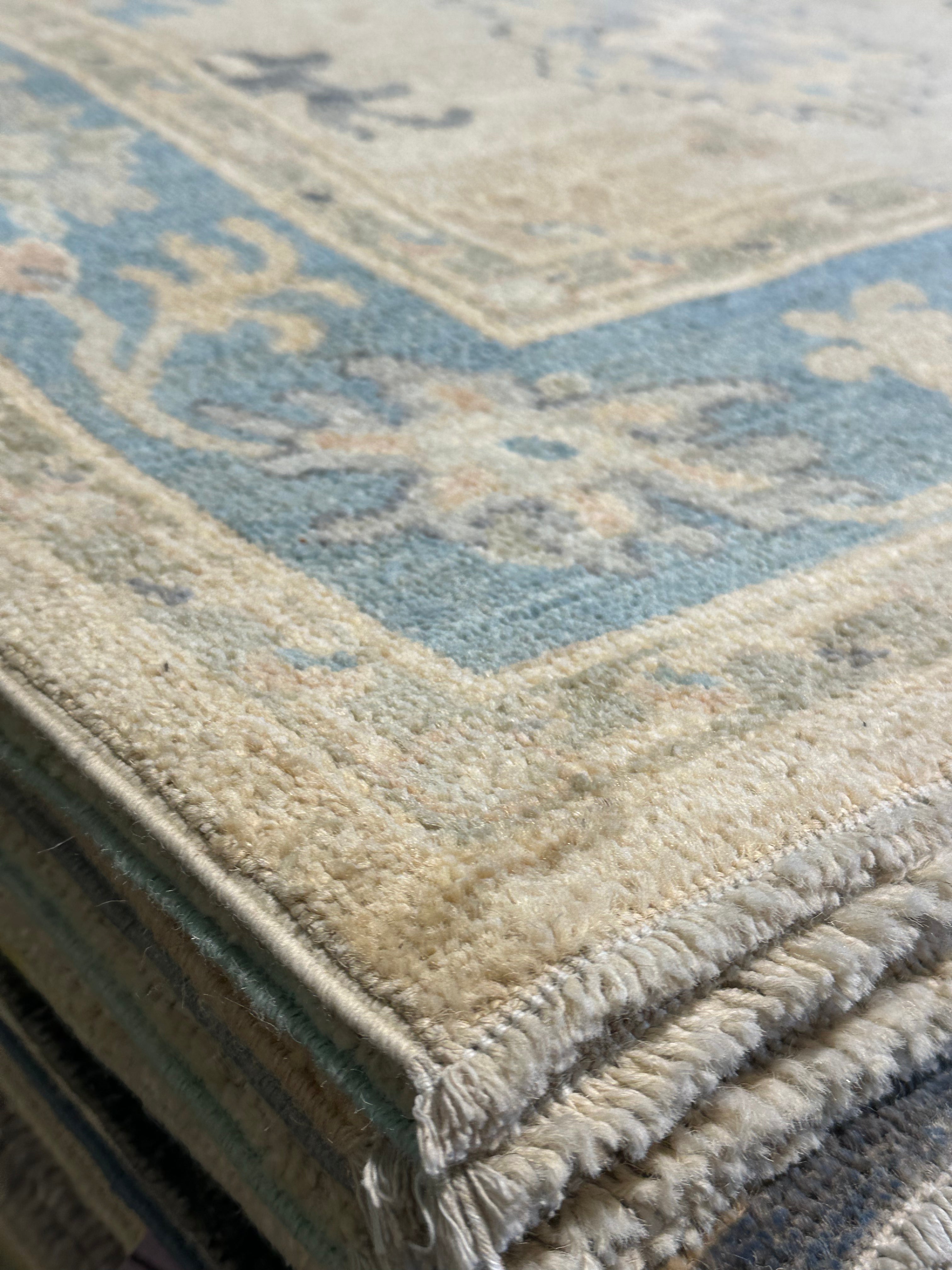 Erin Oakley 5.3x8.3 Afghani Whitewashed Oushak