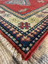 Carol Love-Smernitch 2.10x4.7 Red Hand-Knotted Kazak Rug
