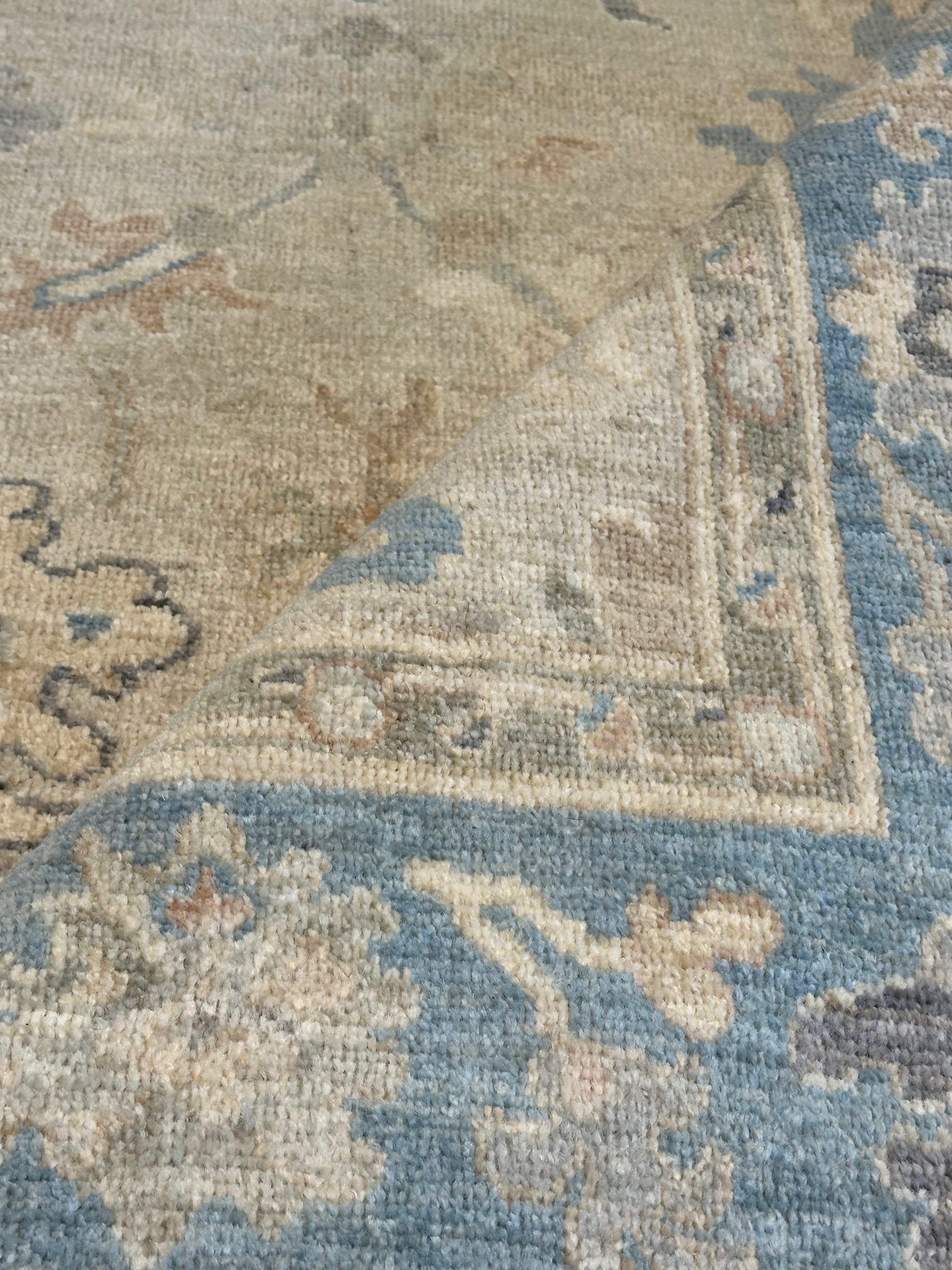 Erin Oakley 5.3x8.3 Afghani Whitewashed Oushak