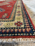 Carol Love-Smernitch 2.10x4.7 Red Hand-Knotted Kazak Rug