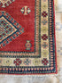 Carol Love-Smernitch 2.10x4.7 Red Hand-Knotted Kazak Rug