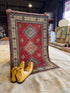 Carol Love-Smernitch 2.10x4.7 Red Hand-Knotted Kazak Rug