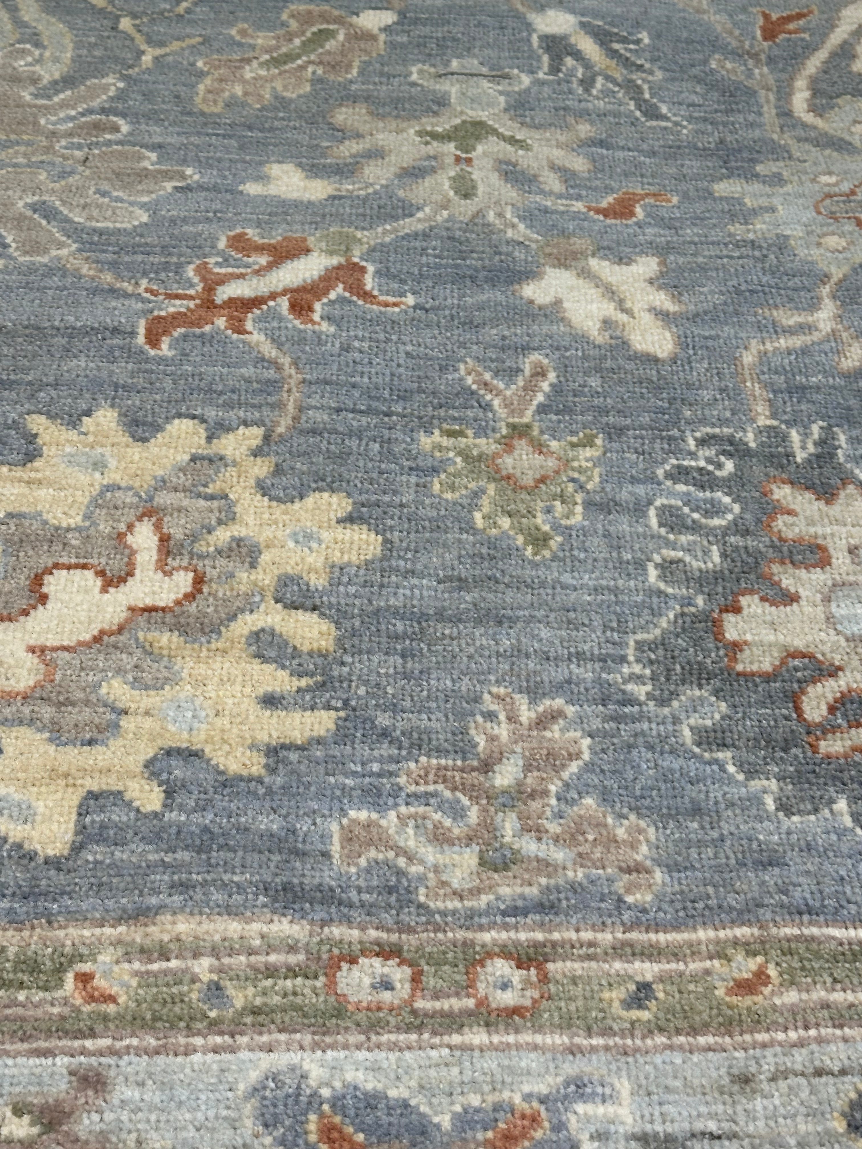 Cary Weitz 5.2x7.10 Afghani Whitewashed Oushak