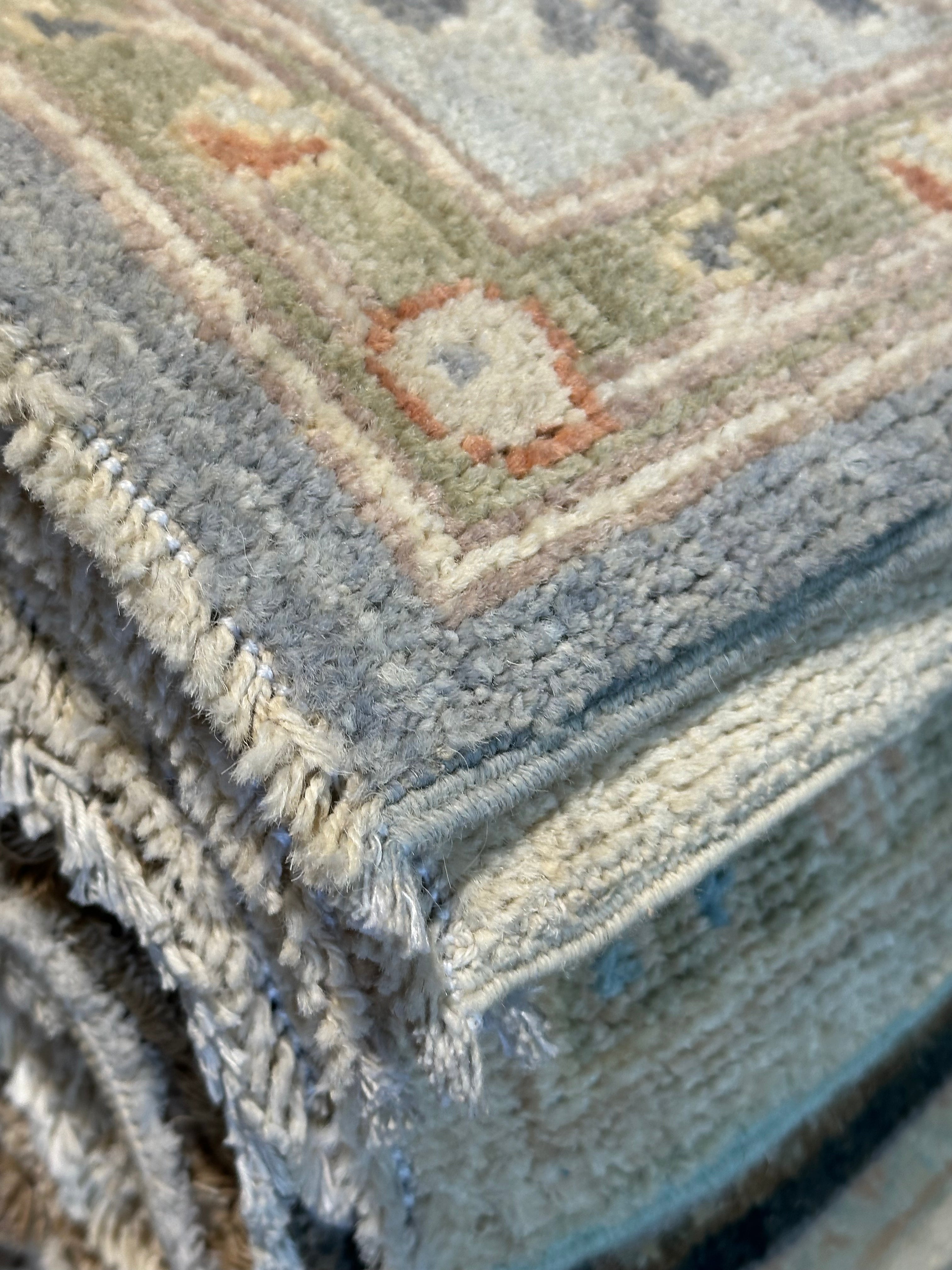 Cary Weitz 5.2x7.10 Afghani Whitewashed Oushak