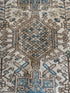 Christina M. Fitzgerald 3x4.5 Blue Hand-Knotted Heriz Rug