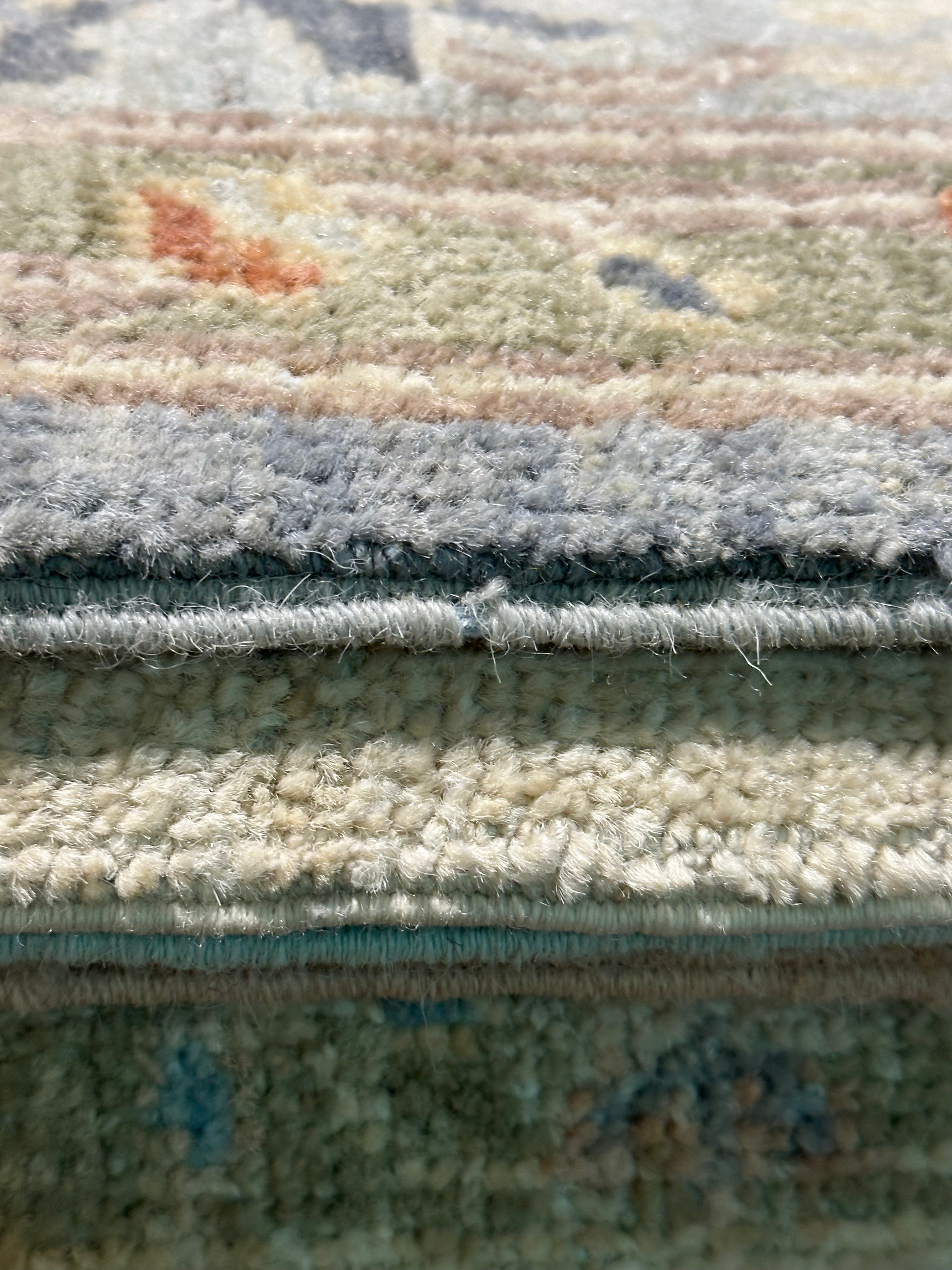 Cary Weitz 5.2x7.10 Afghani Whitewashed Oushak
