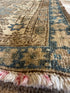 Christina M. Fitzgerald 3x4.5 Blue Hand-Knotted Heriz Rug