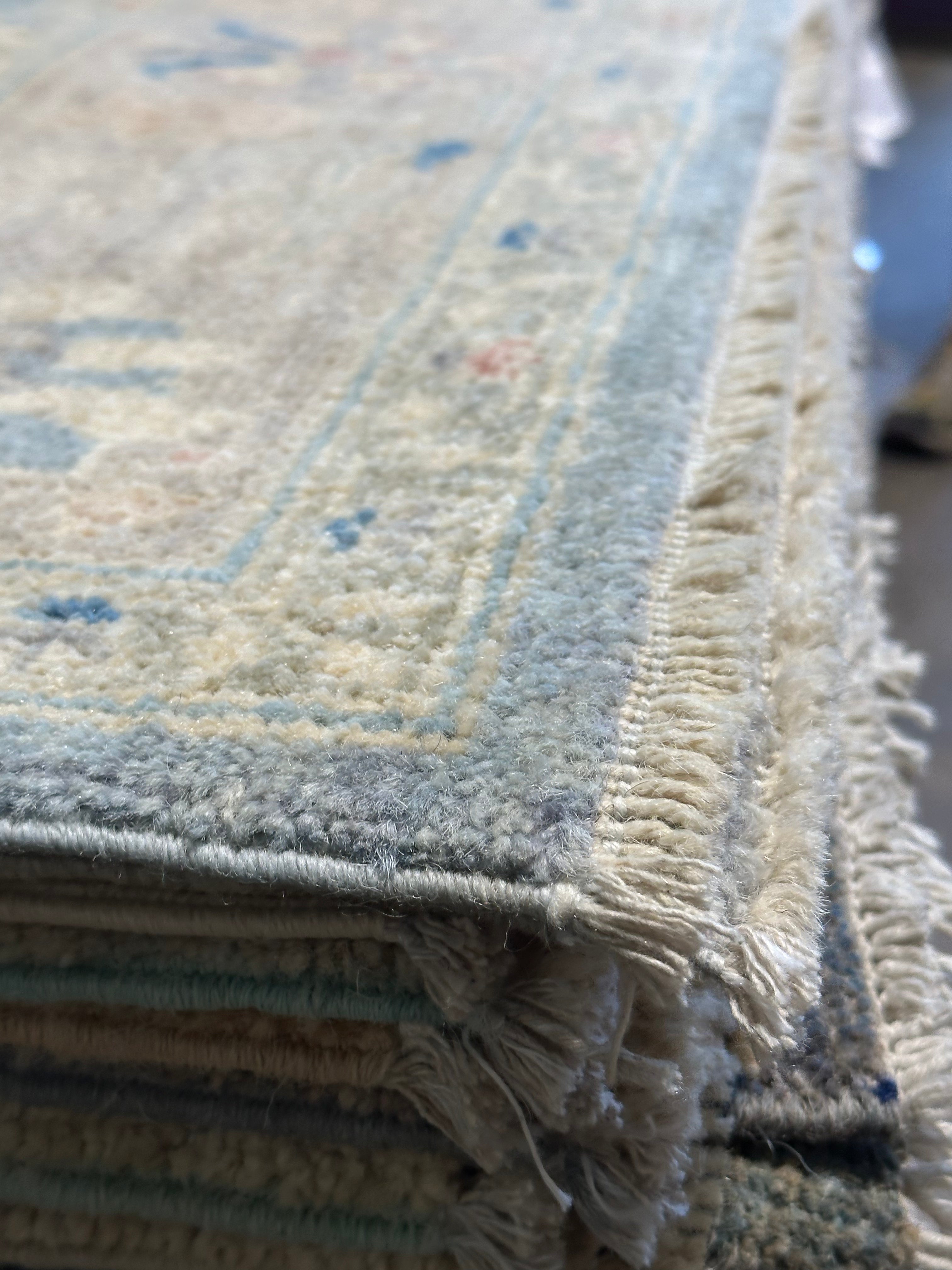 Dorenda Moore 5.2x8.1 Afghani Whitewashed Oushak