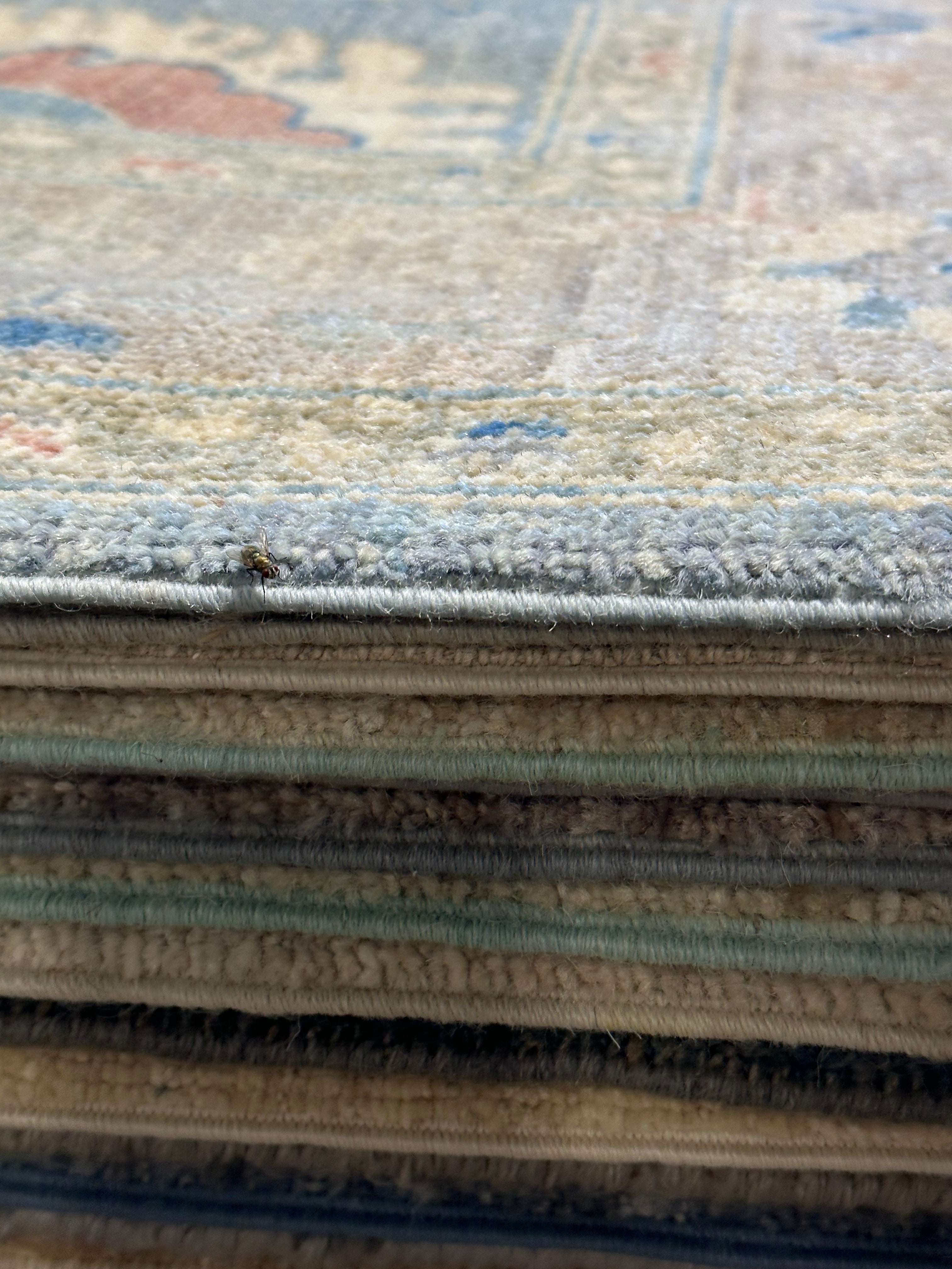 Dorenda Moore 5.2x8.1 Afghani Whitewashed Oushak