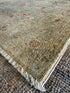 Jodie Plumb 2.11x4.9 Green Hand-Knotted Farhan Rug
