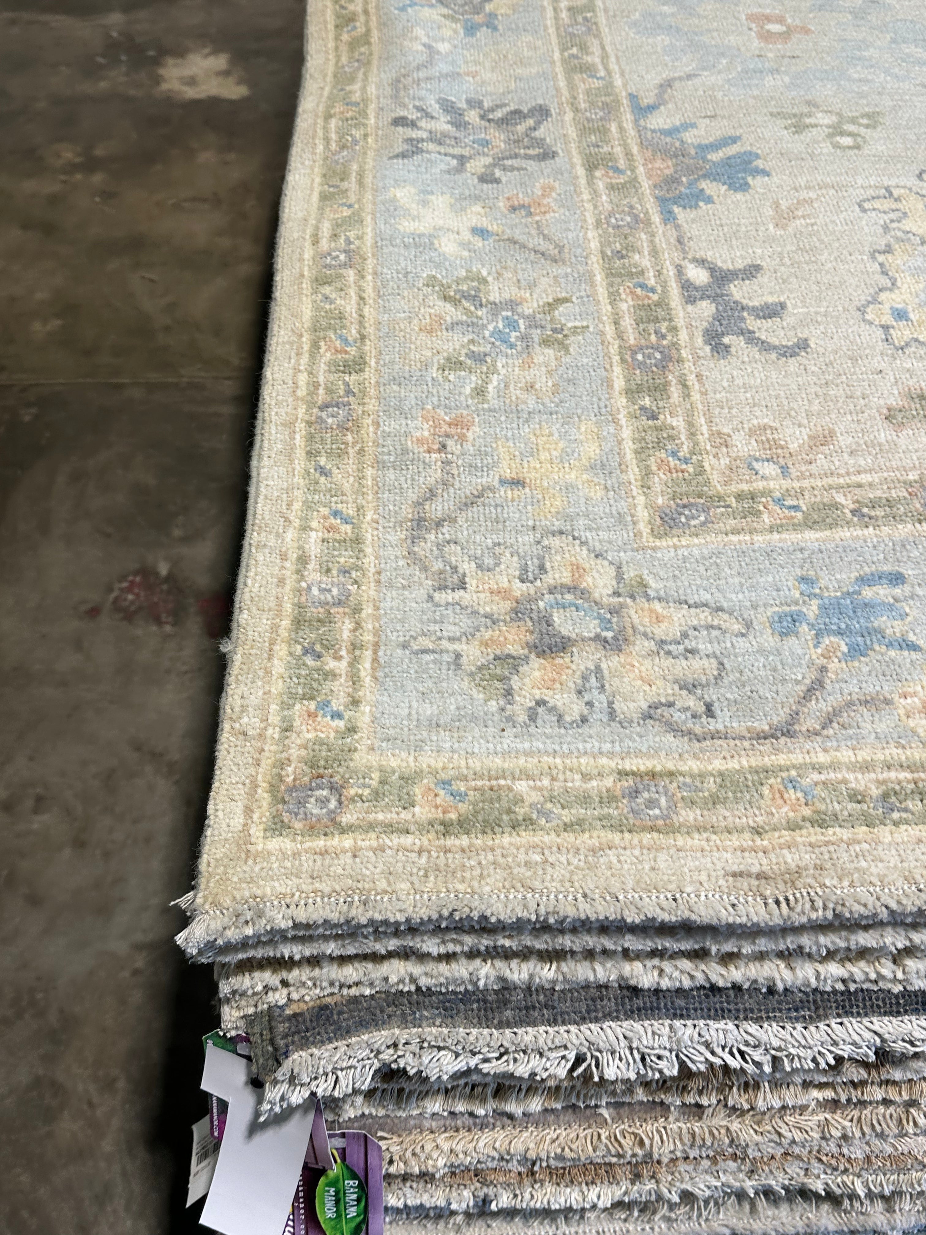 Claire Benjamin 5.2x8.2 Afghani Whitewashed Oushak