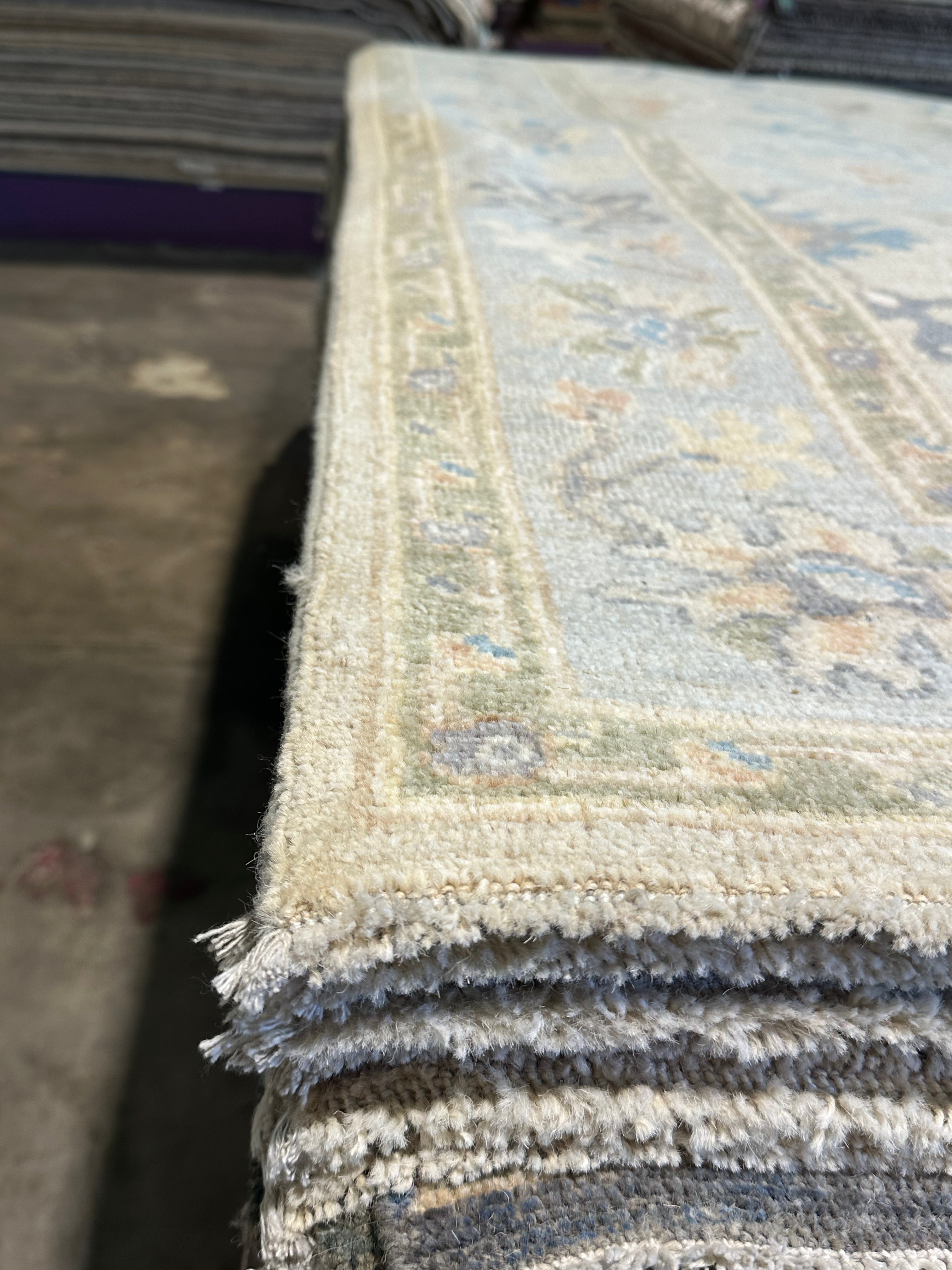 Claire Benjamin 5.2x8.2 Afghani Whitewashed Oushak