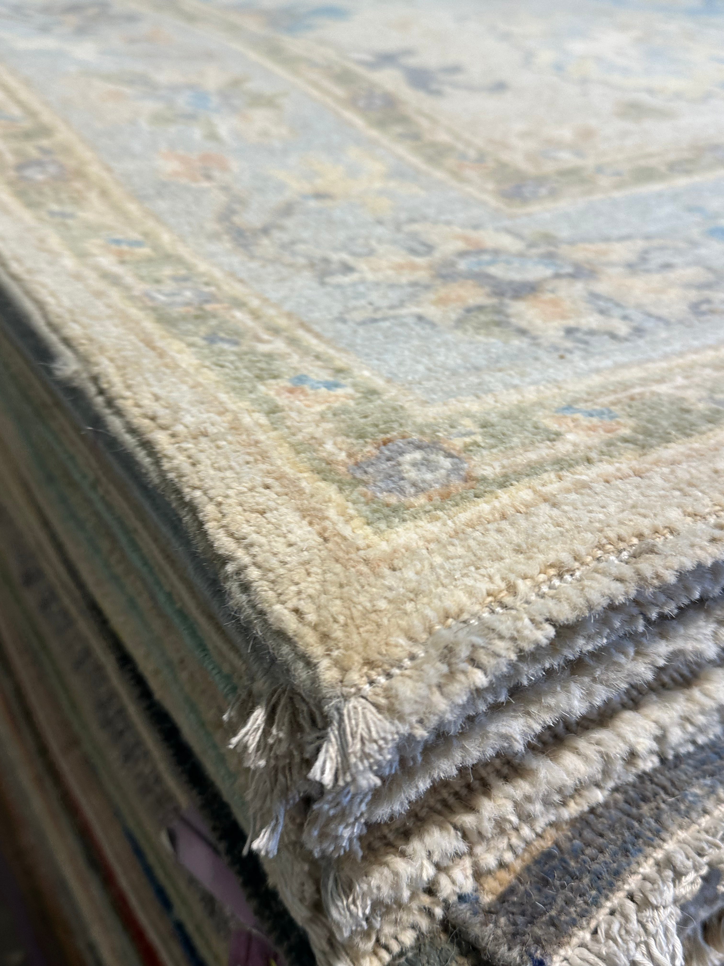 Claire Benjamin 5.2x8.2 Afghani Whitewashed Oushak